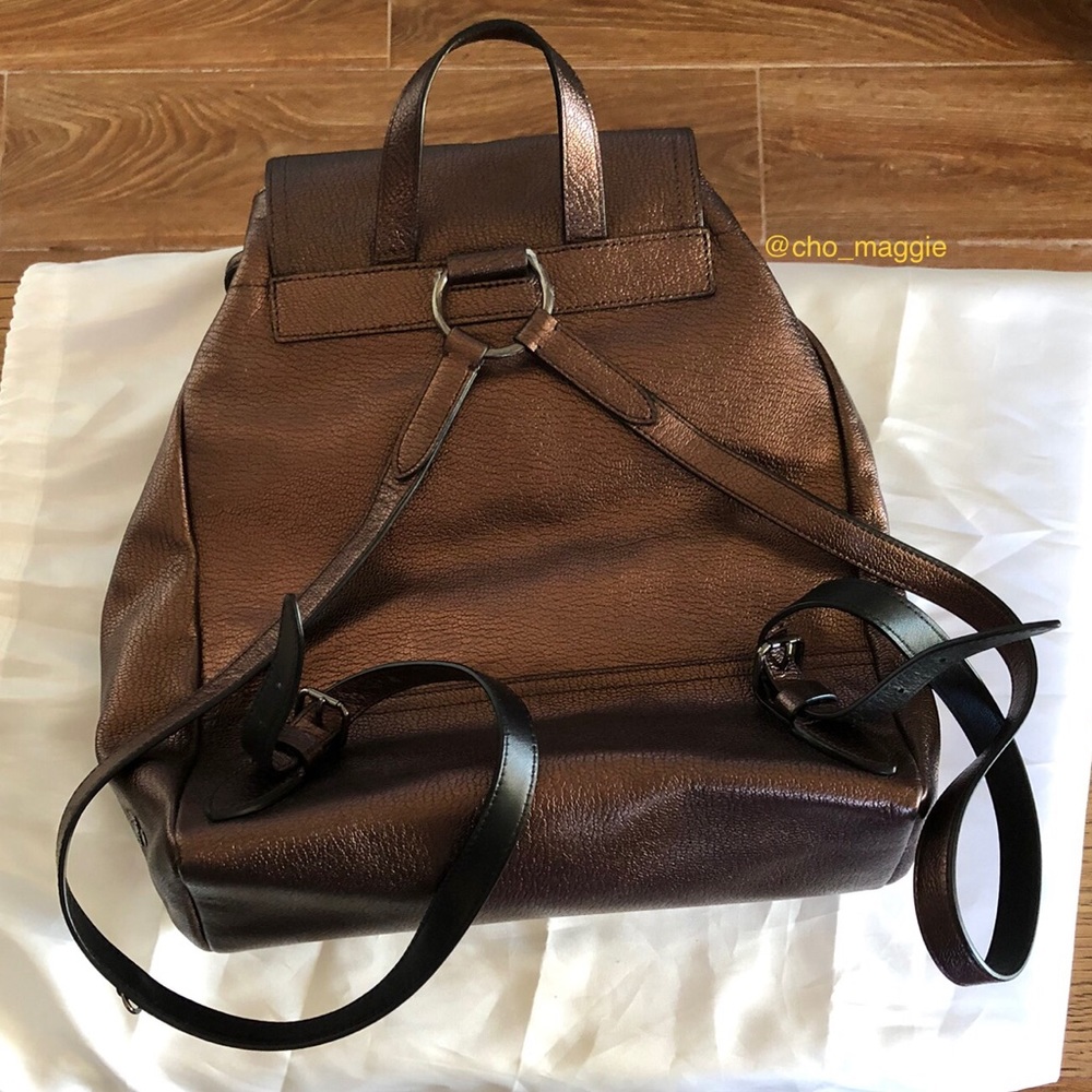 Coach Bronze Turnlock Rucksack - Picture 8 of 8